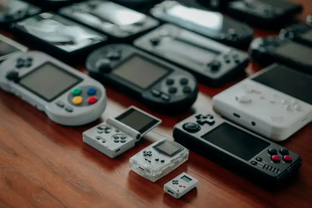Custom modified retro handheld console